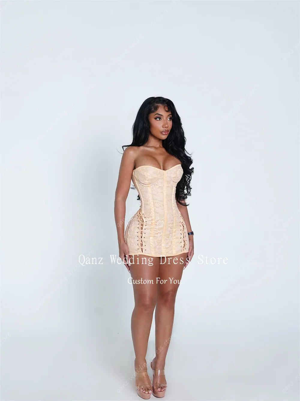 Qanz Backless Dresses