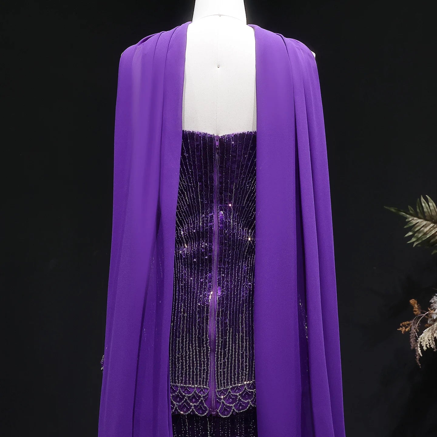 Sharon Said Luxury Beaded Two Piece Evening Dress