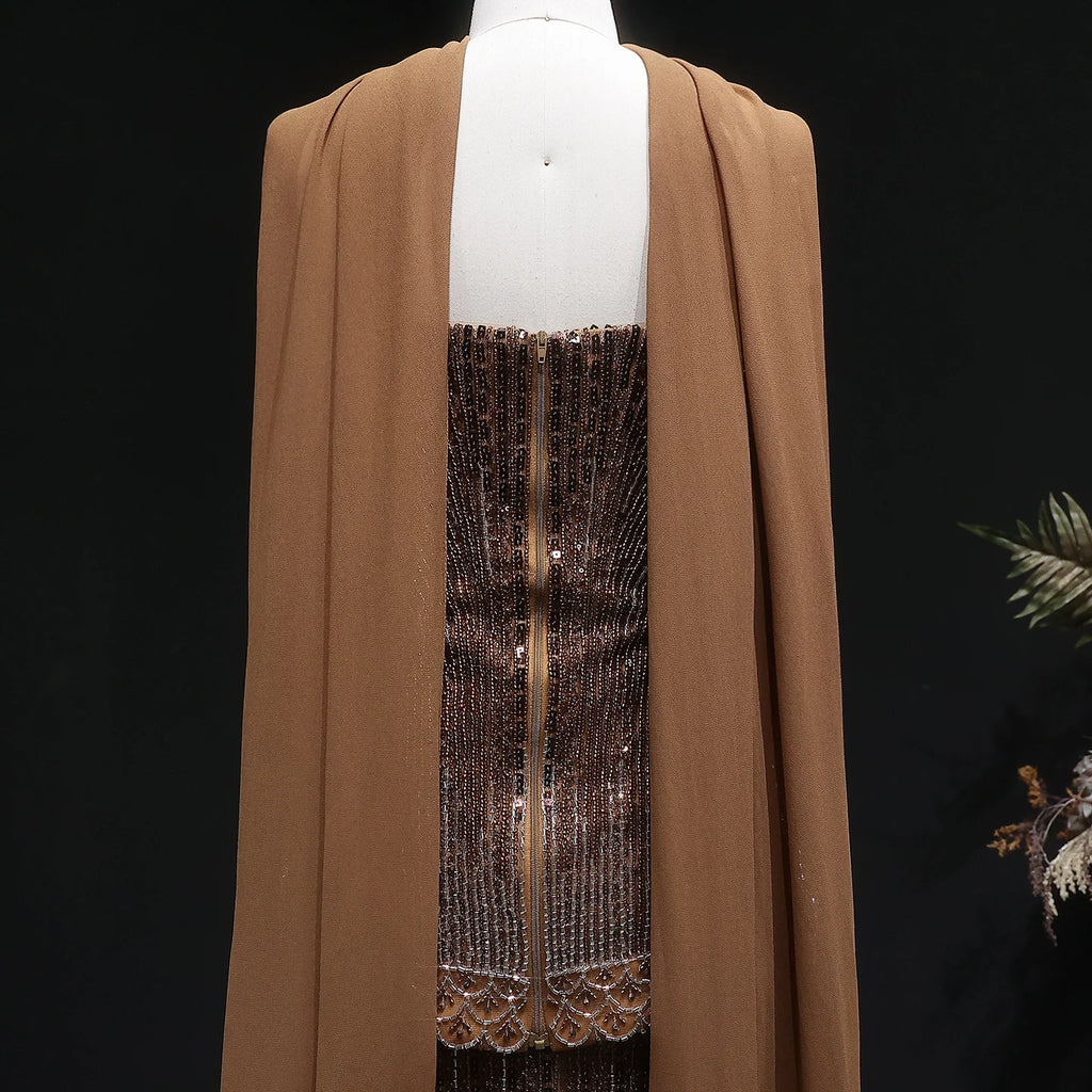 Sharon Said Luxury Beaded Two Piece Evening Dress