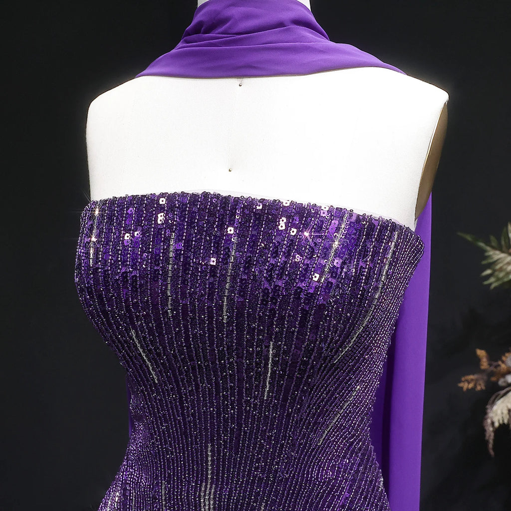 Sharon Said Luxury Beaded Two Piece Evening Dress