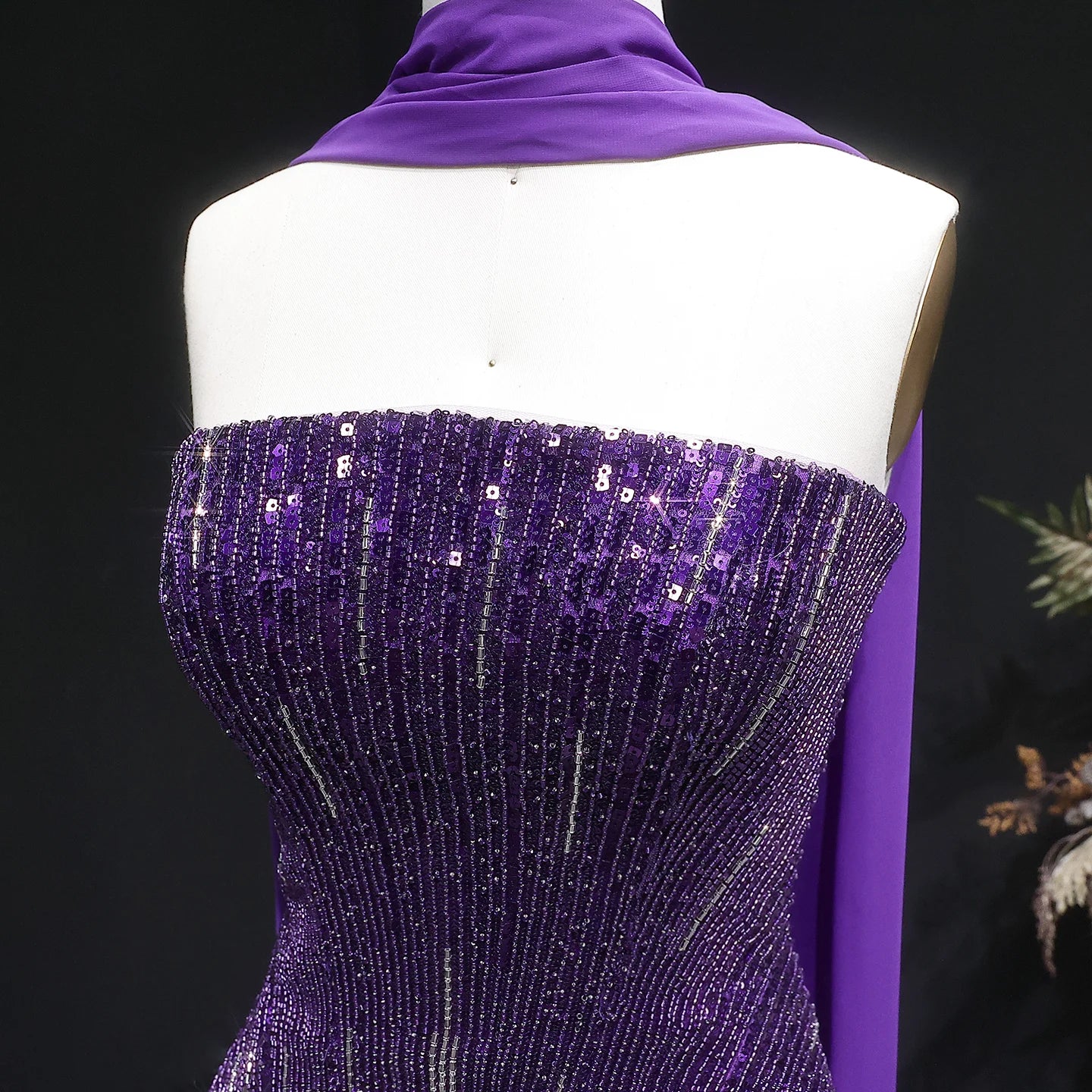 Sharon Said Luxury Beaded Two Piece Evening Dress