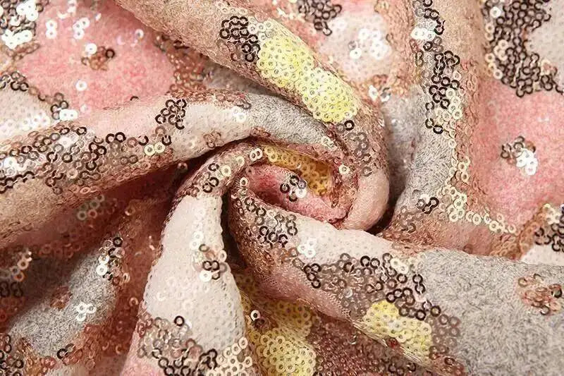 Townlike Floral Sequin Dress
