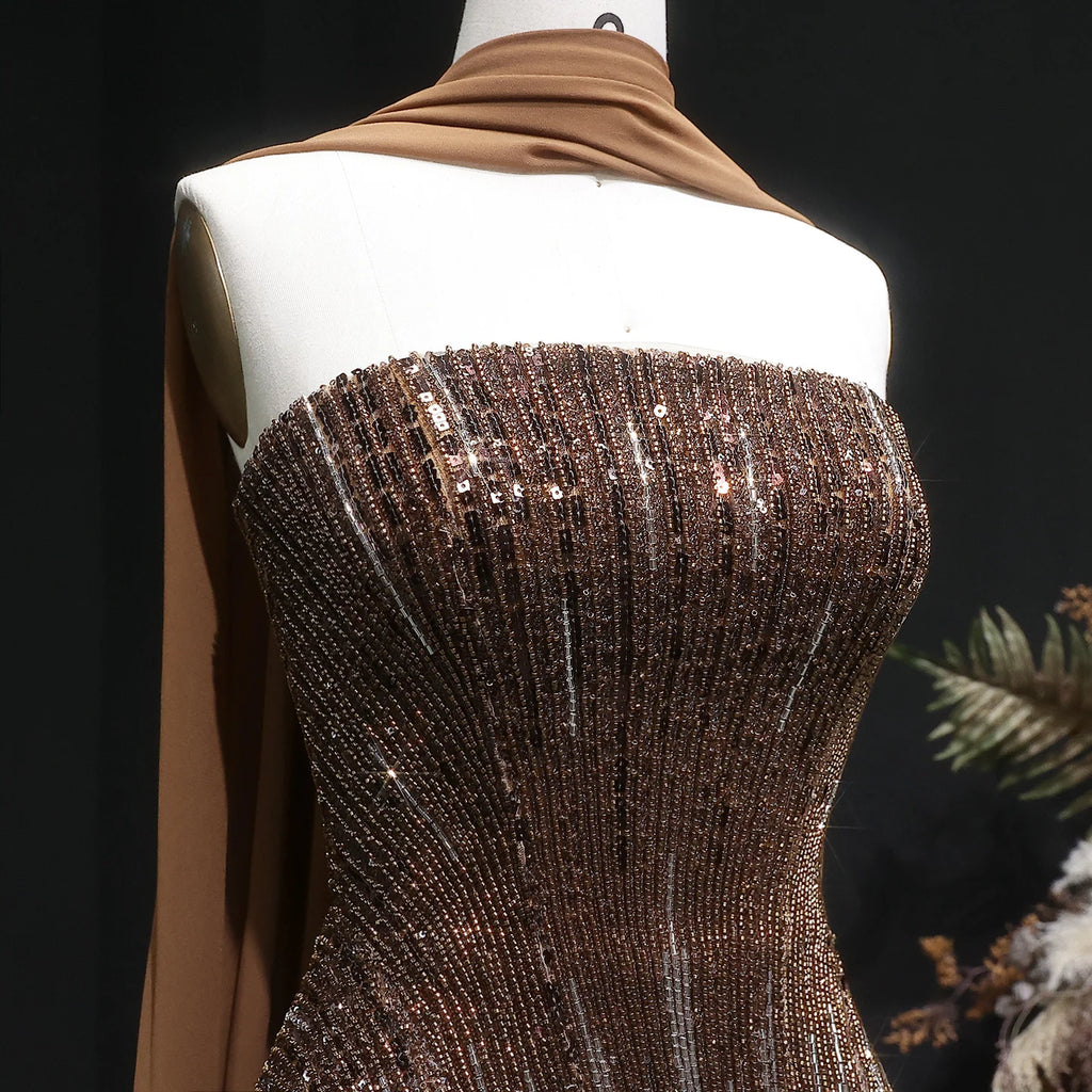 Sharon Said Luxury Beaded Two Piece Evening Dress